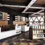 Cafe Restaurant, Siberia  | First floor entrance bar  | Interior Designers